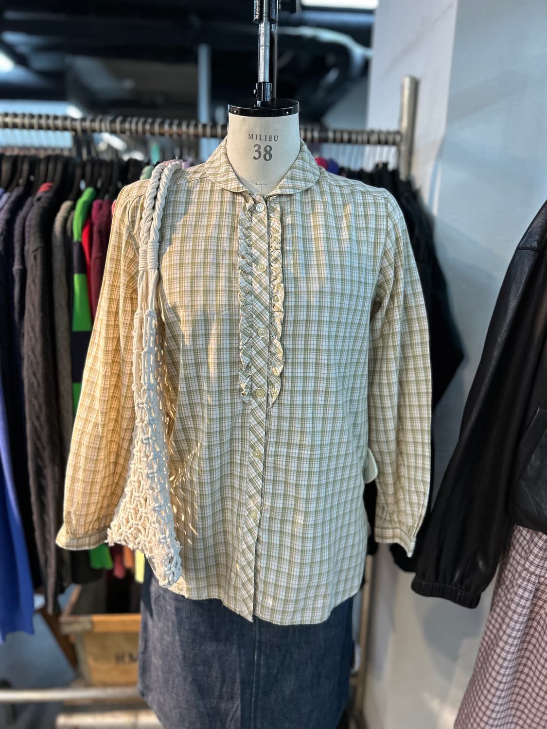Vintage y2k Check Shirts 상품이미지2