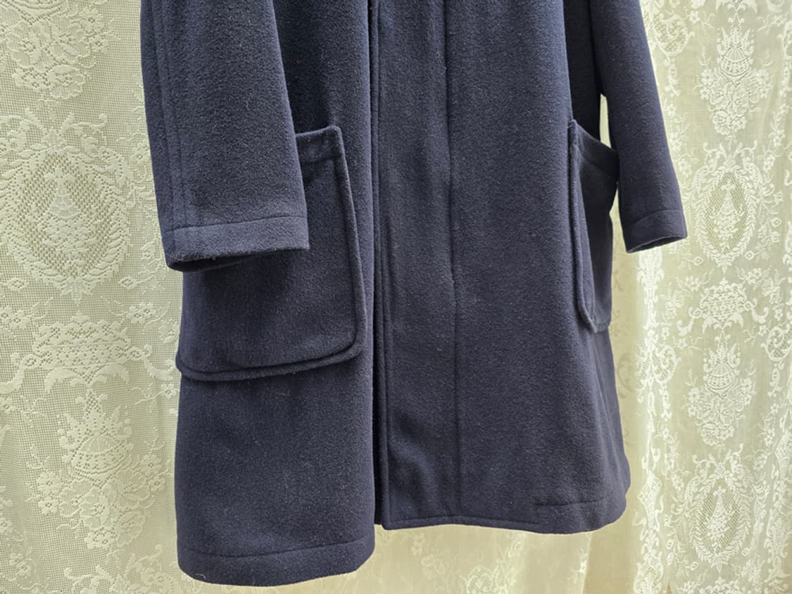 주카 후드 울 코트 A 라인 상품이미지3