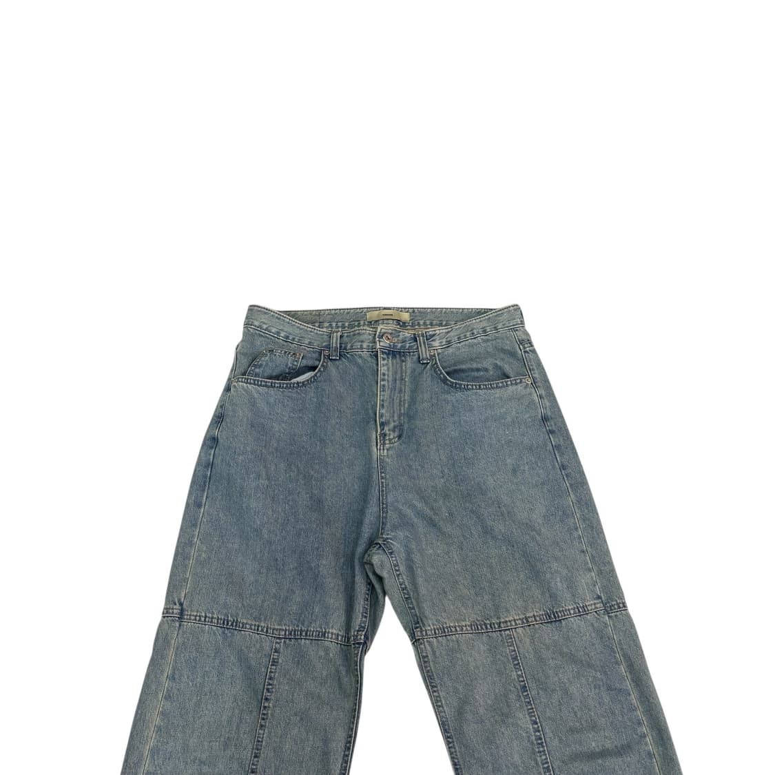 시도 무릎 스티치 디테일 워시드 팬츠 상품이미지2