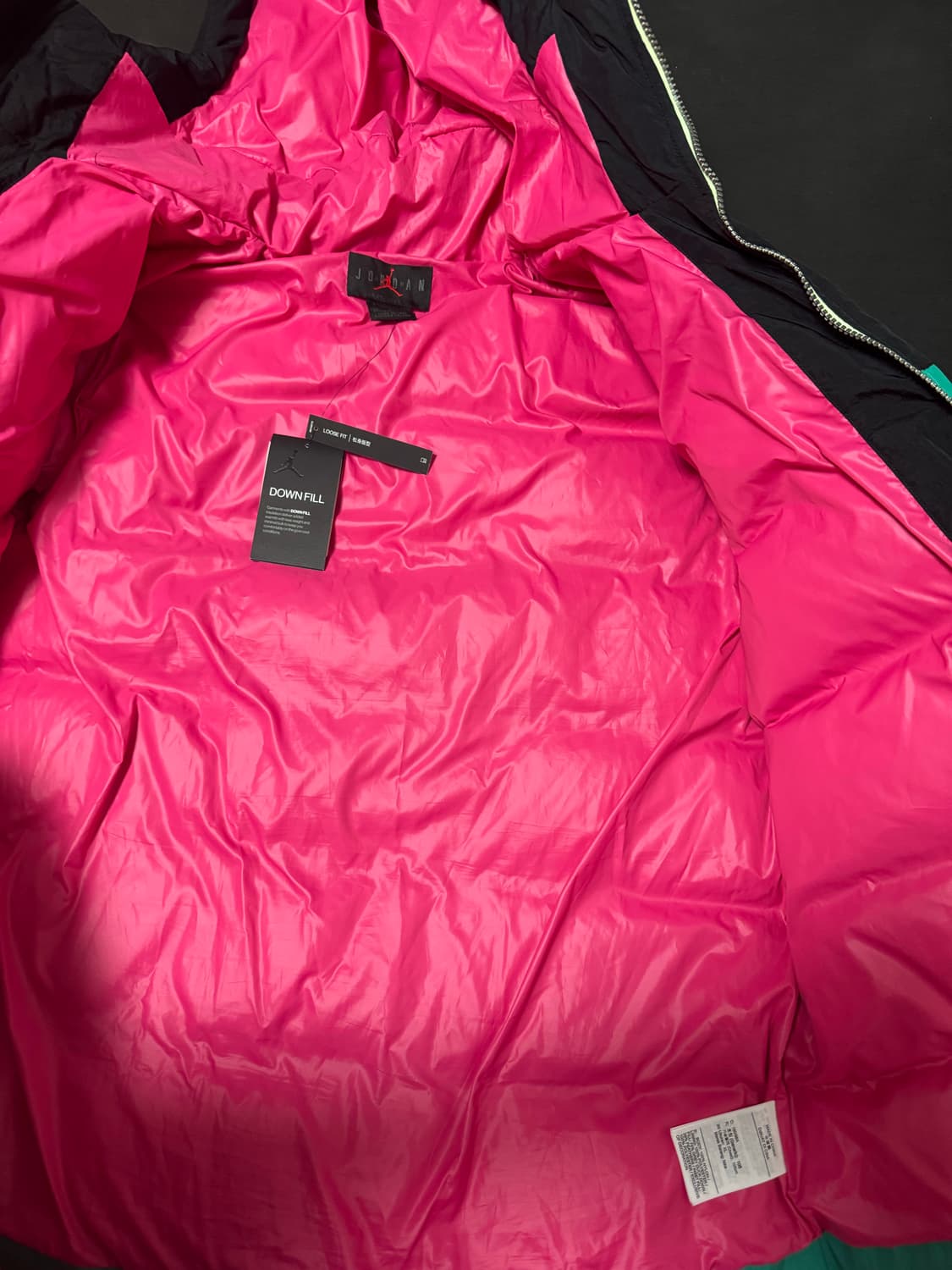 정품새제품 나이키 B그레이드 조던 덕다운 파카 패딩 XL 105 상품이미지3