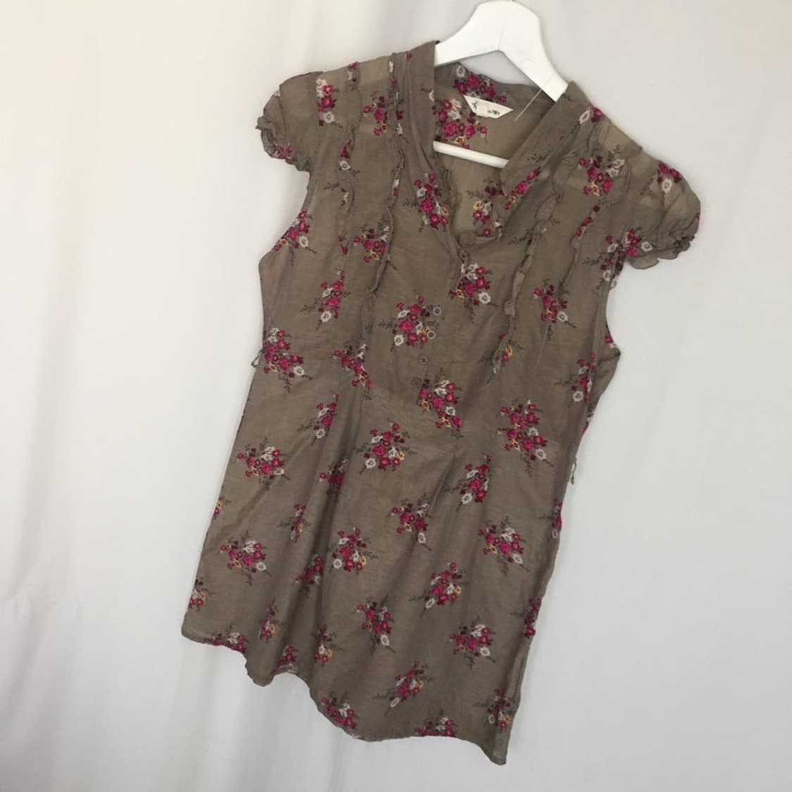 708. vintage rose puff blouse  상품이미지9