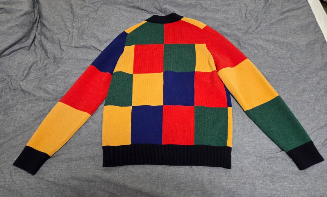 드레익스 멀티 패치워크 램스울 가디건 L 사이즈 상품이미지4