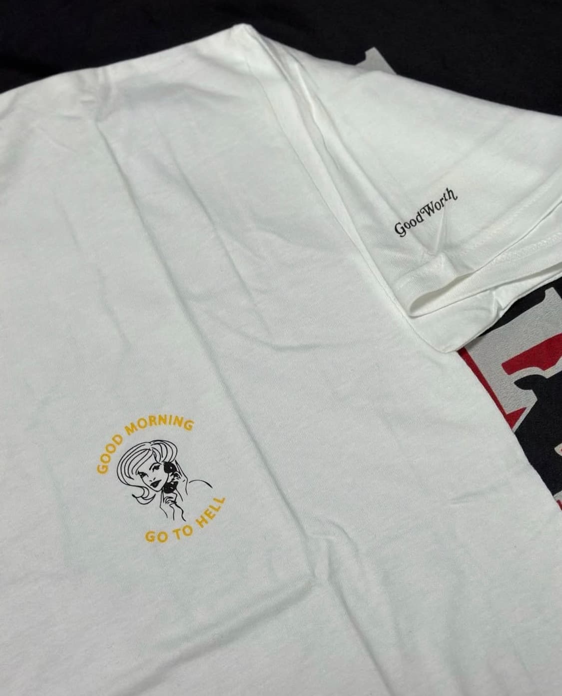 굿 월스 굿모닝 티셔츠 Good Worth 상품이미지3
