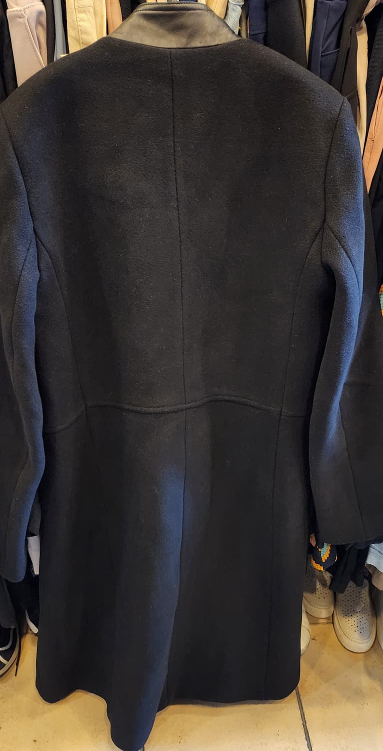 산드로 블랙 더블 코트 상품이미지5