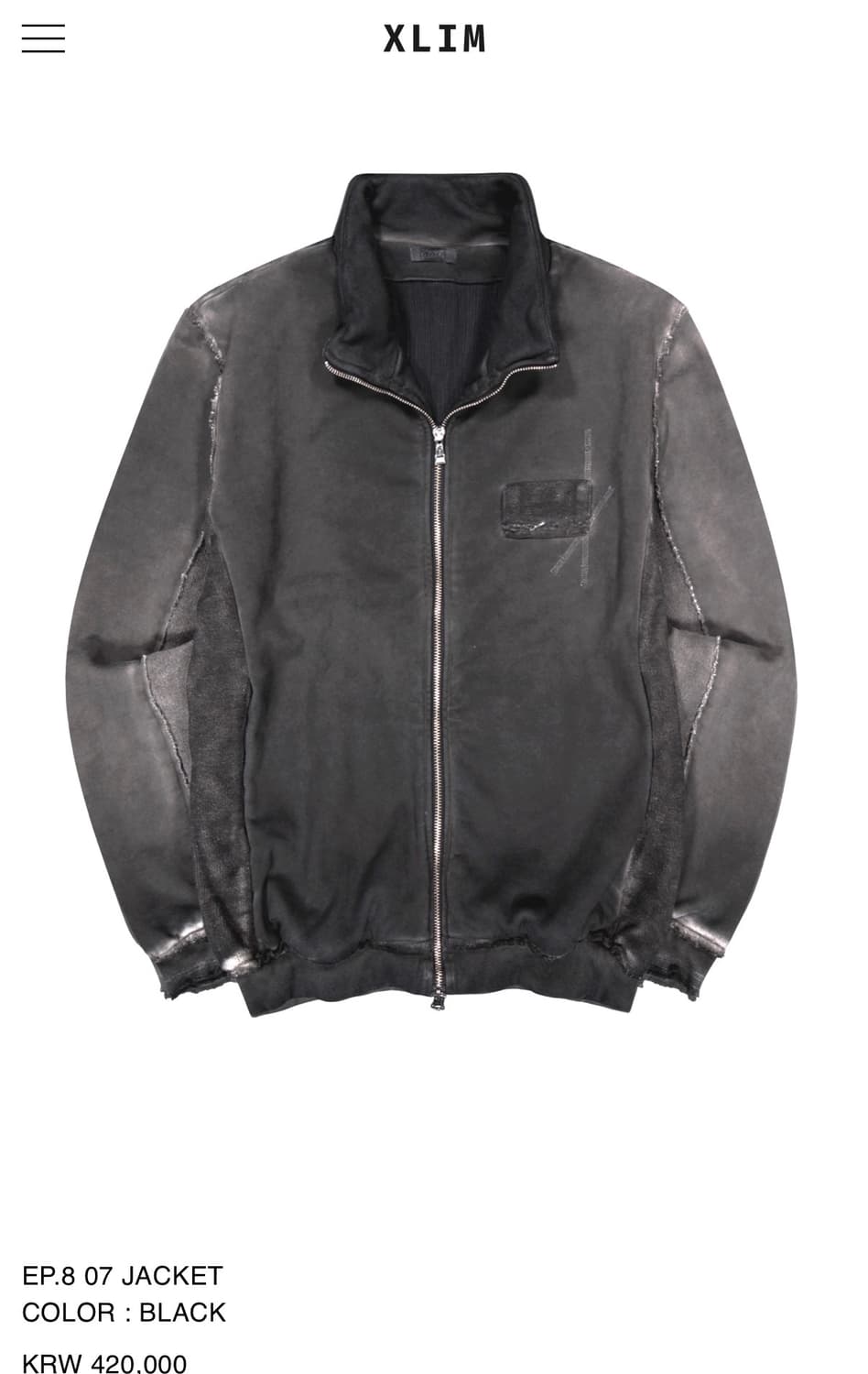 xlim 엑슬림 EP.8 07 JACKET 상품이미지1