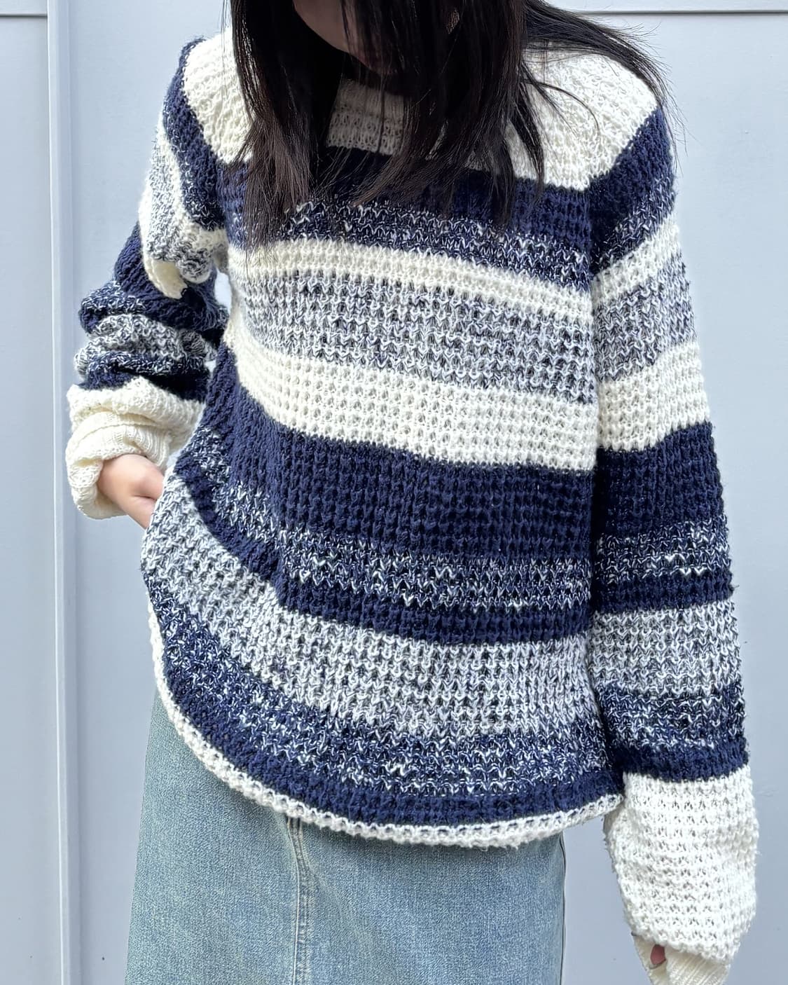 일본빈티지 로드버드커플스 스트라이트 니트 상품이미지3