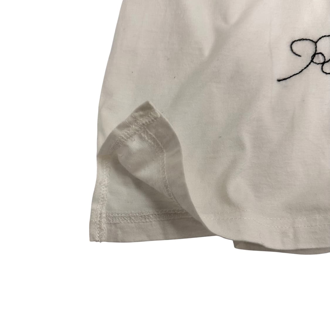 Flower Embroidery White T Shirt 상품이미지6
