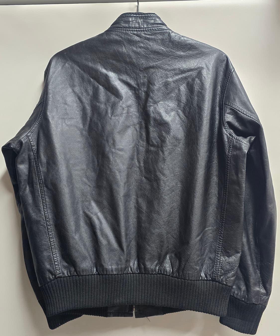 소가죽 여성 붐버자켓 L 상품이미지3