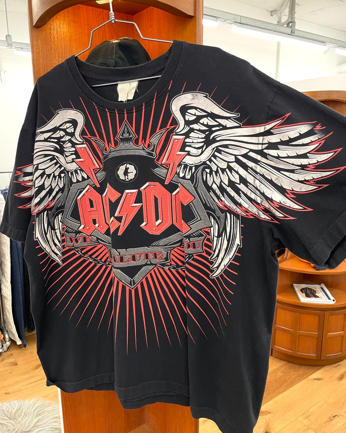 AC/DC 부틀렉 빈티지 반팔 티셔츠 상품이미지3