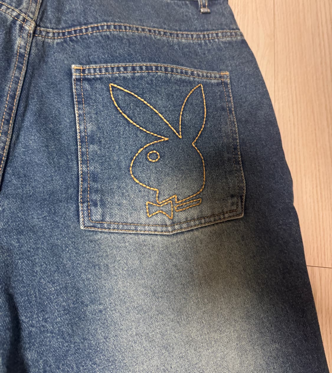 xl) 위캔더스 플레이보이 데님 바지 상품이미지3