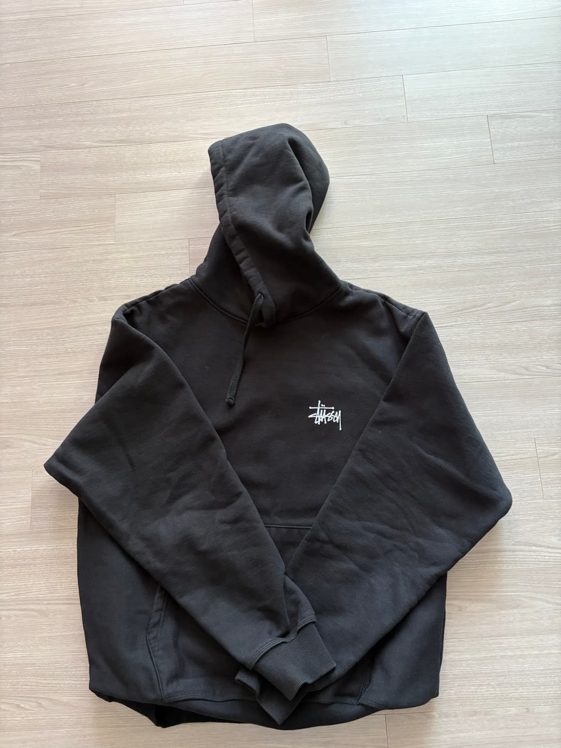 스투시 베이직 로고 후드티 L 상품이미지2