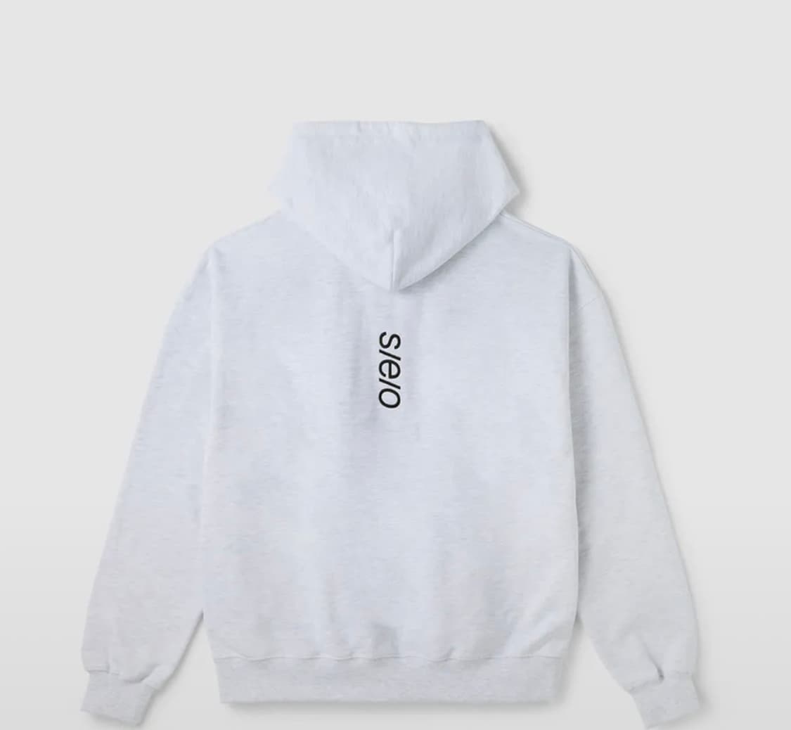 s/e/o LOGO HOODIE HEATHER GRAY 상품이미지2