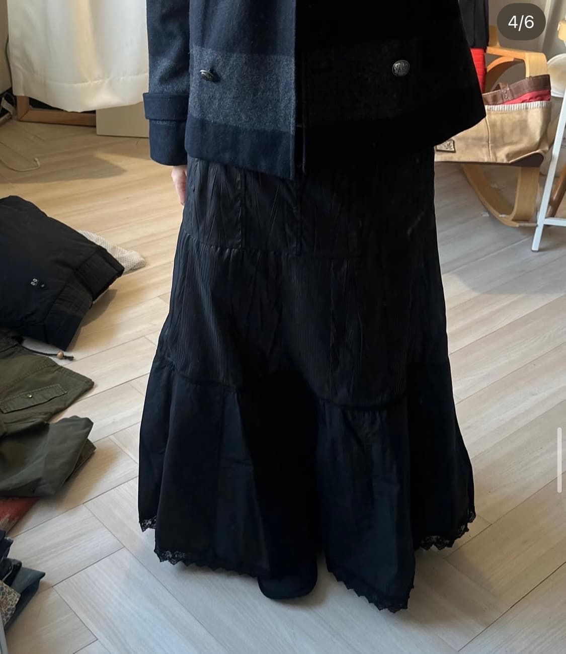 Vintage mixed  lace skirt 상품이미지4