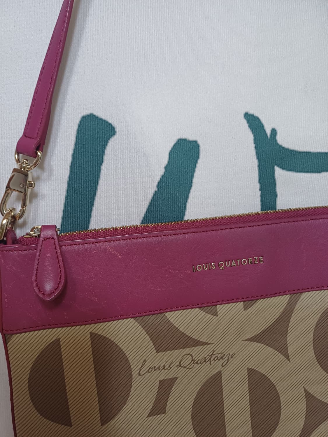 루이까또즈 핑크 크로스백 상품이미지2