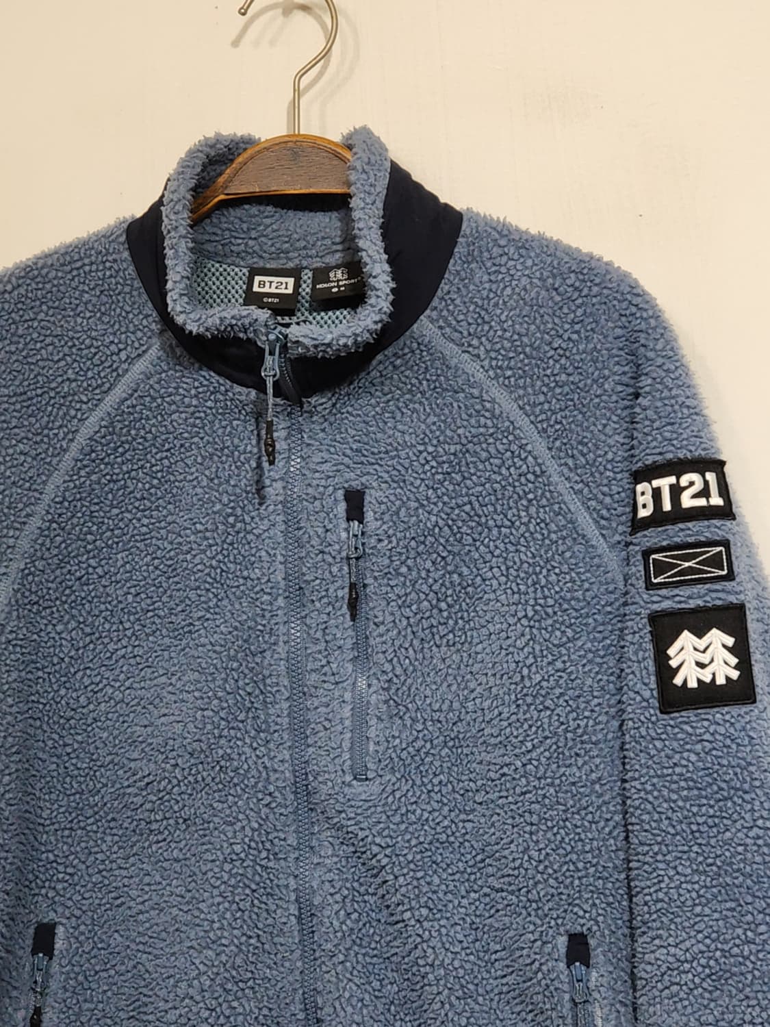 (M) 코오롱스포츠 플리스 점퍼 아웃도어 뽀글이 후리스 자켓  상품이미지2