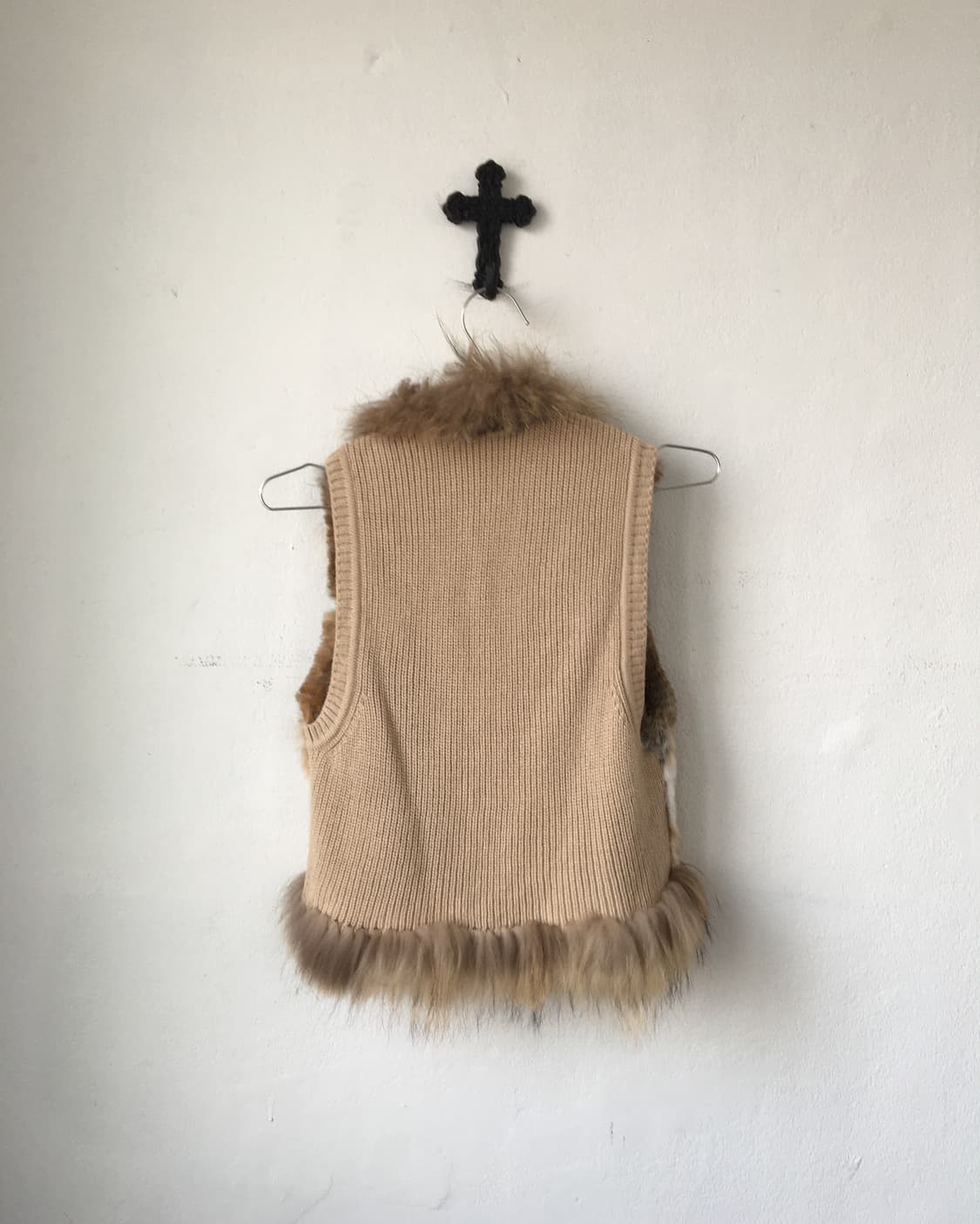 Mixed fur vest 상품이미지2
