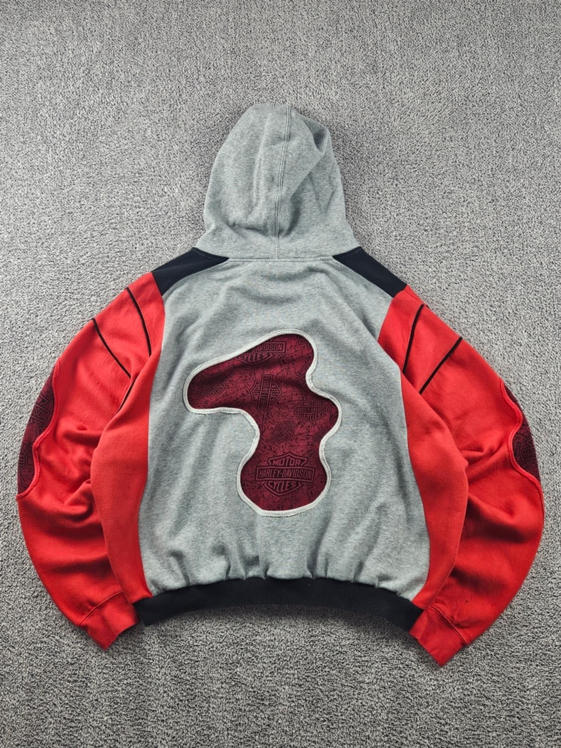 할리데이비슨 리워크 커스텀 스웻 후드 티셔츠 ( 4XL ) / 11241 상품이미지5