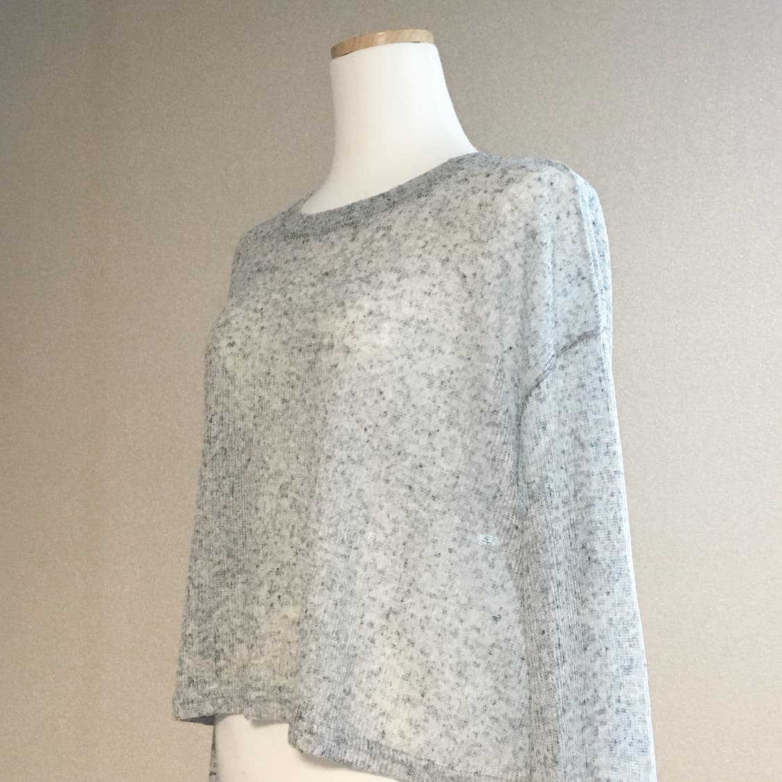 크롭 긴팔 니트 상품이미지3