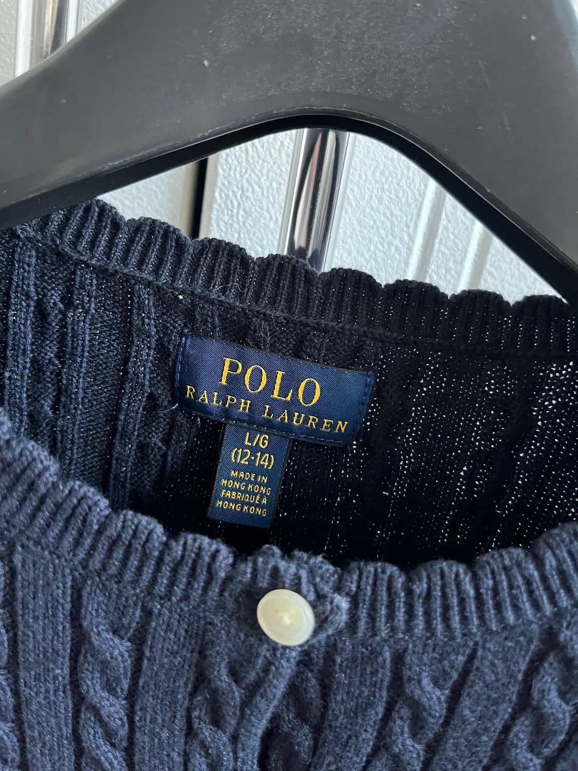 폴로 케이블 니트 가디건 상품이미지5