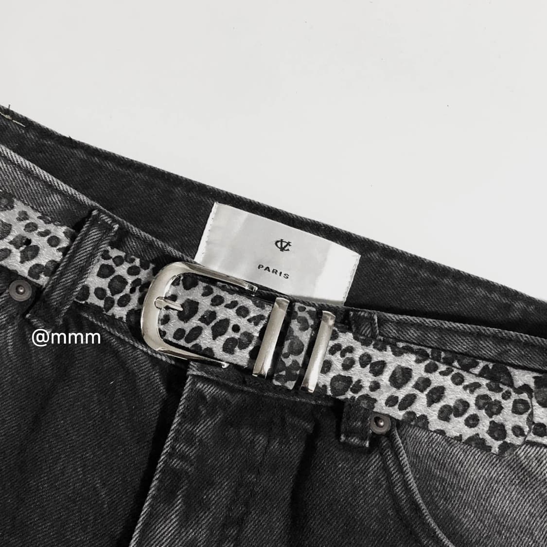 백호 레오파드 호피 송치 벨트🐆 상품이미지3