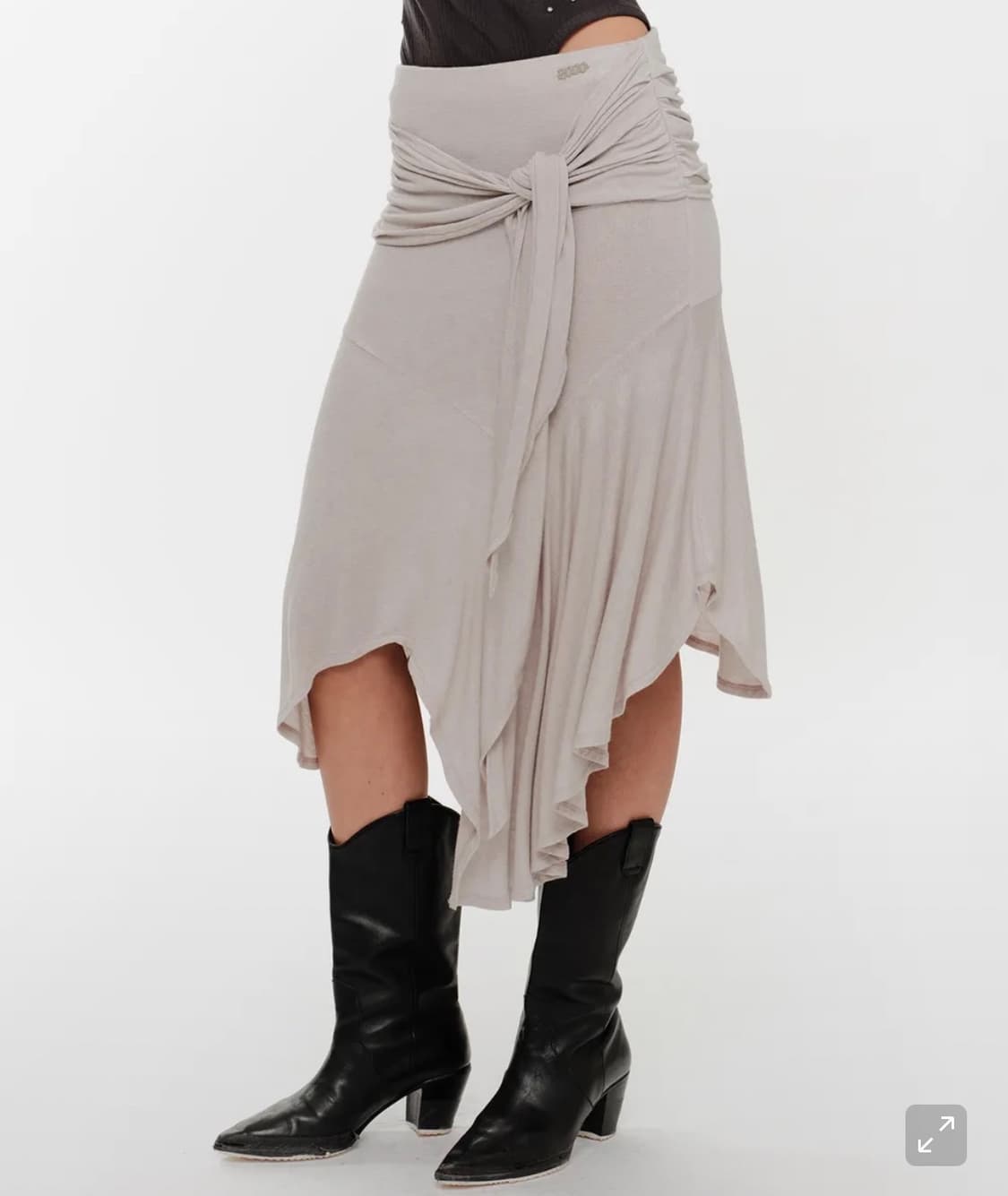 2000아카이브스 FLARED TIE SKIRT 타이 스커트 상품이미지1