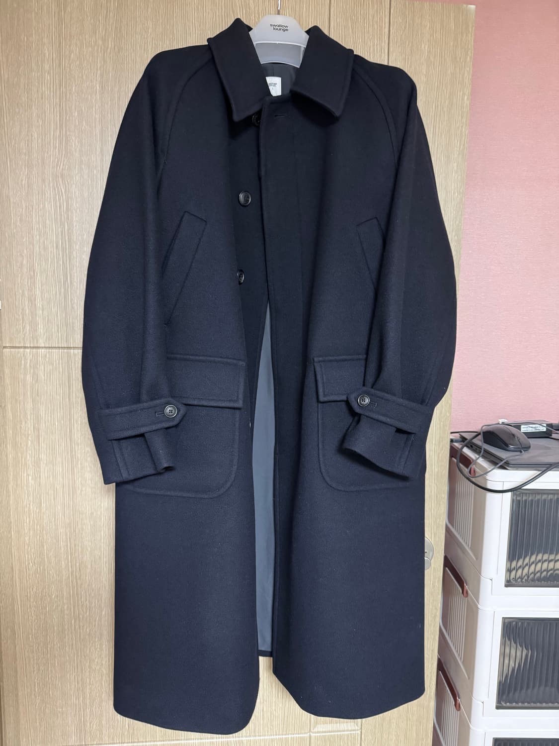 25AW 신상 어나더오피스 보이저 발마칸 다크네이비 01사이즈 상품이미지2