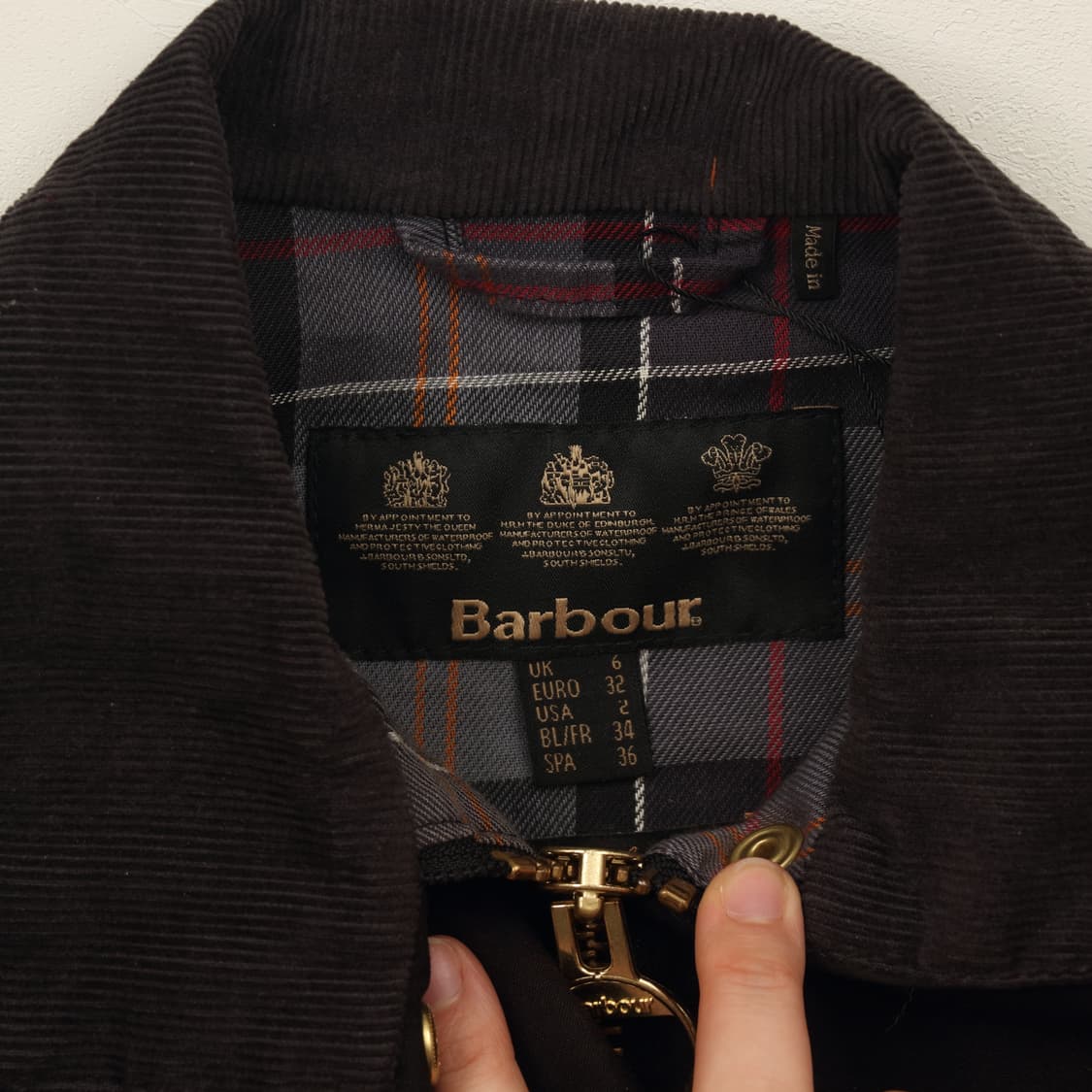 barbour 포켓자켓 B191 상품이미지4