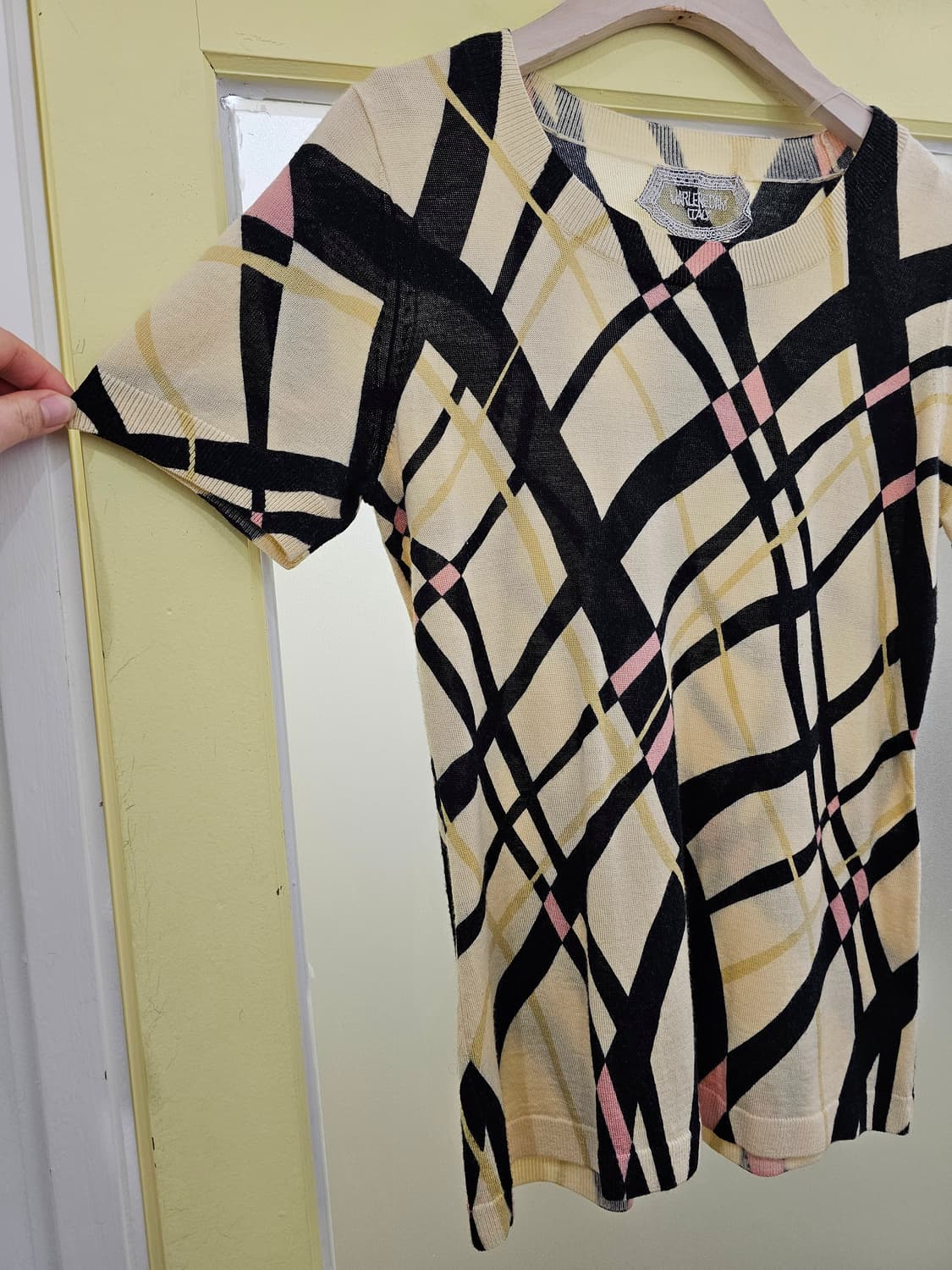 Italy Marlenedam 램스울 패턴 니트 상품이미지3