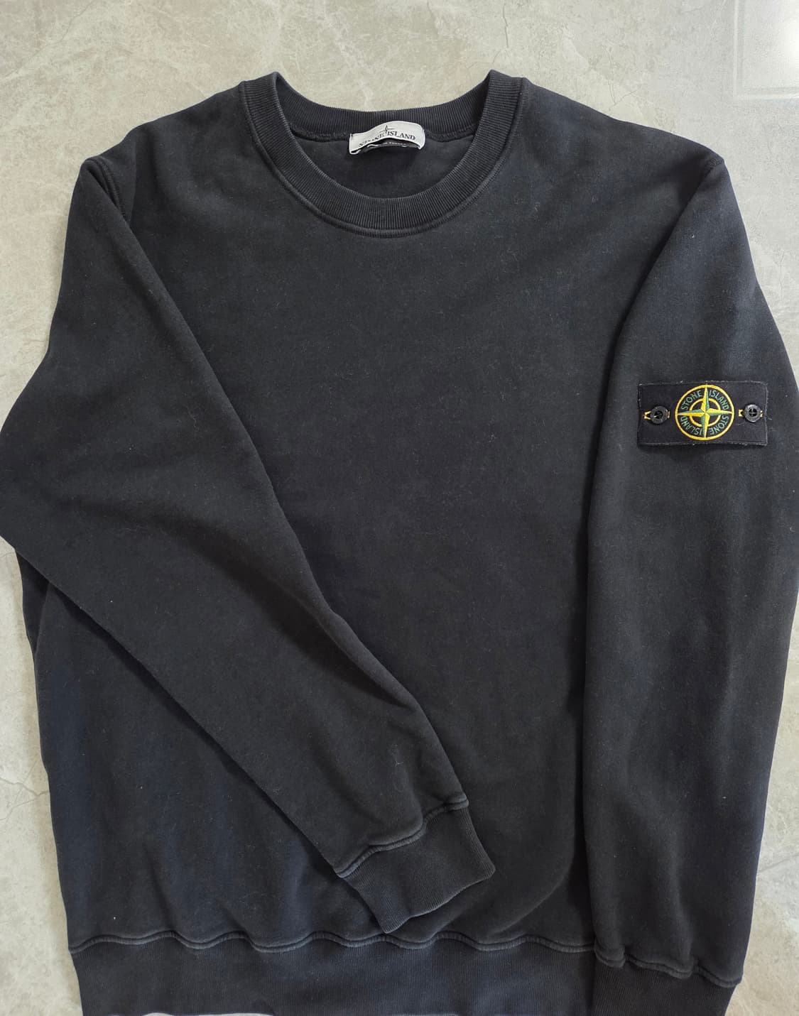 [정품] 스톤아일랜드 맨투맨 블랙 XXL 상품이미지1