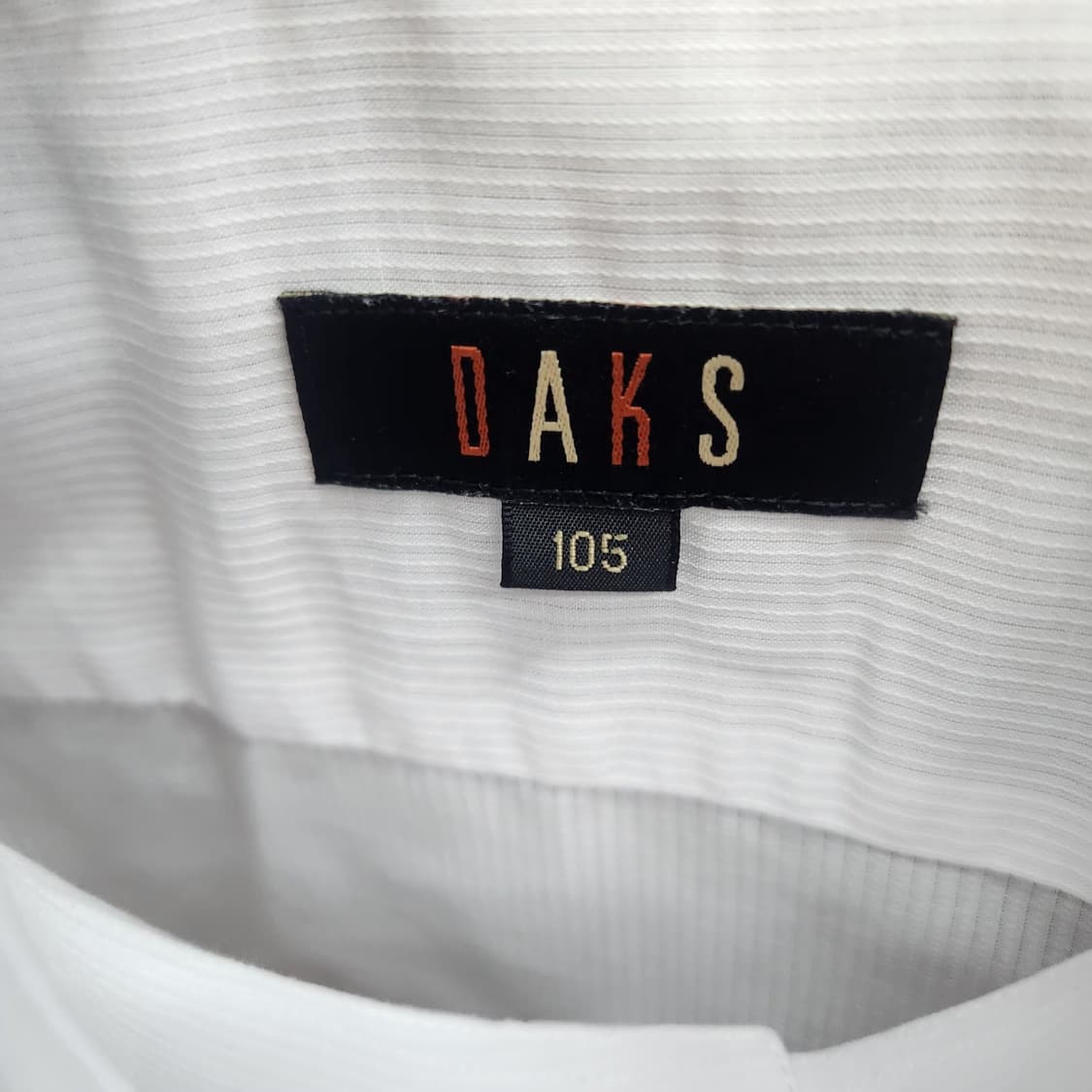 닥스 원포켓 로고 핀스트라이프 반팔셔츠 105(XL) 상품이미지5