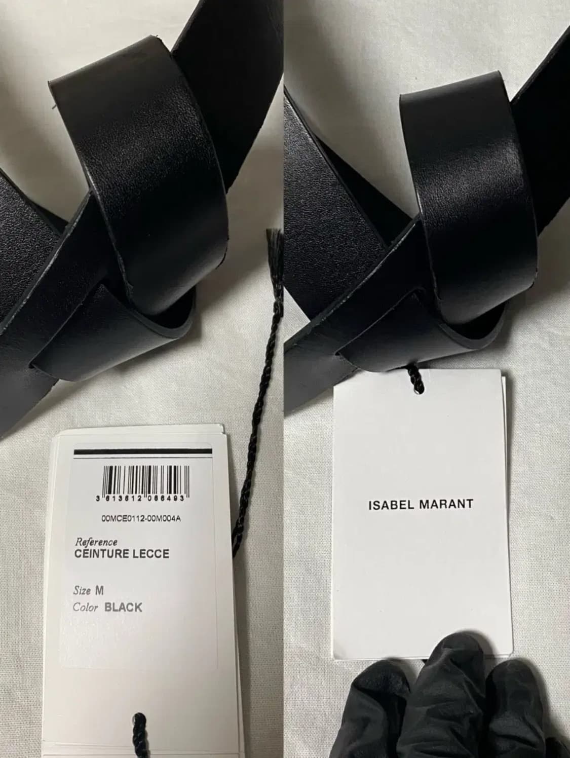 이자벨 마랑 레체 가죽 벨트 블랙 상품이미지6