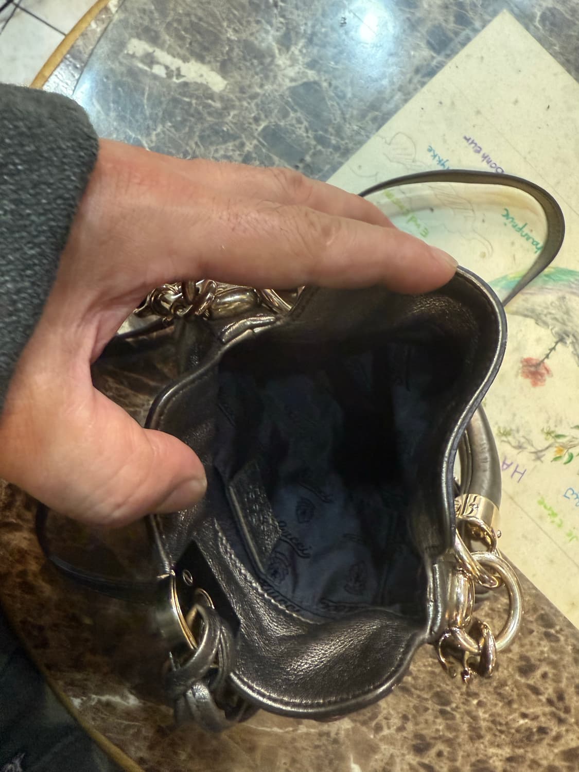 정품 구찌 뱀부 인디 2way백 팝니다 상품이미지8