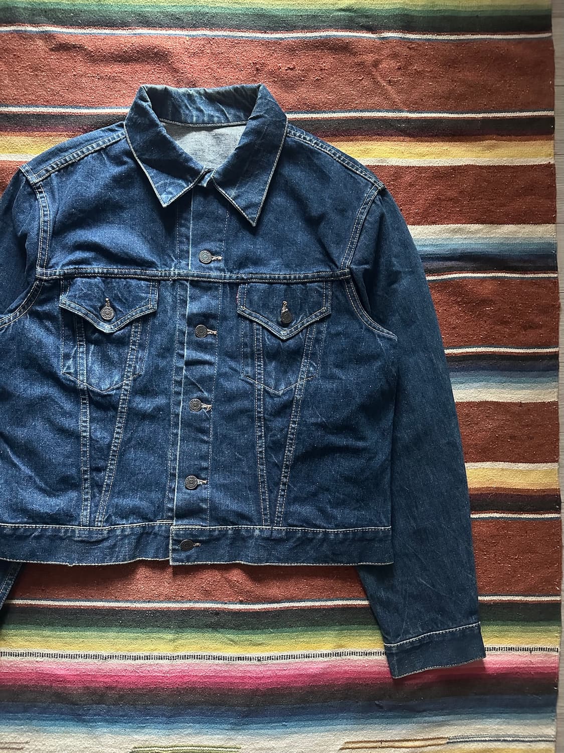 60s USA 빈티지 리바이스 557XX 초기형 데님 자켓 상품이미지2