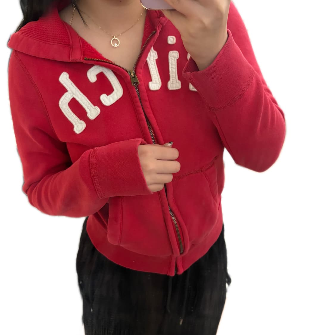 ❤️아베크롬비 fitch 레드 후드집업❤️ 상품이미지2