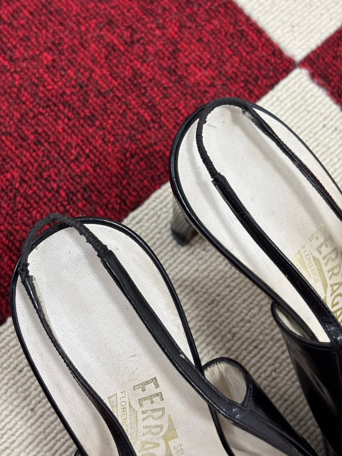 Ferragamo sling back pumps size 7.5 상품이미지5