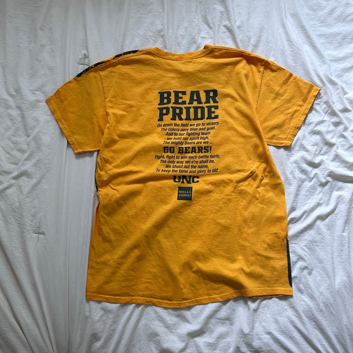 Vintage UNC Bear Printing T-shirts 상품이미지3