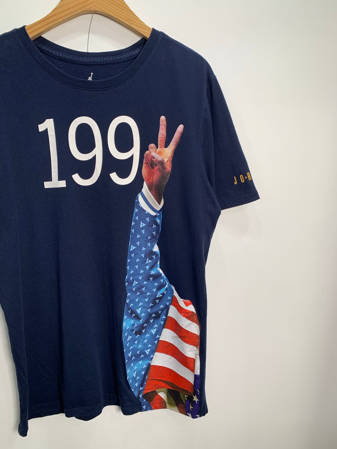 90s 나이키 조던 1992 올림픽 드림팀 반팔티 네이비 상품이미지4