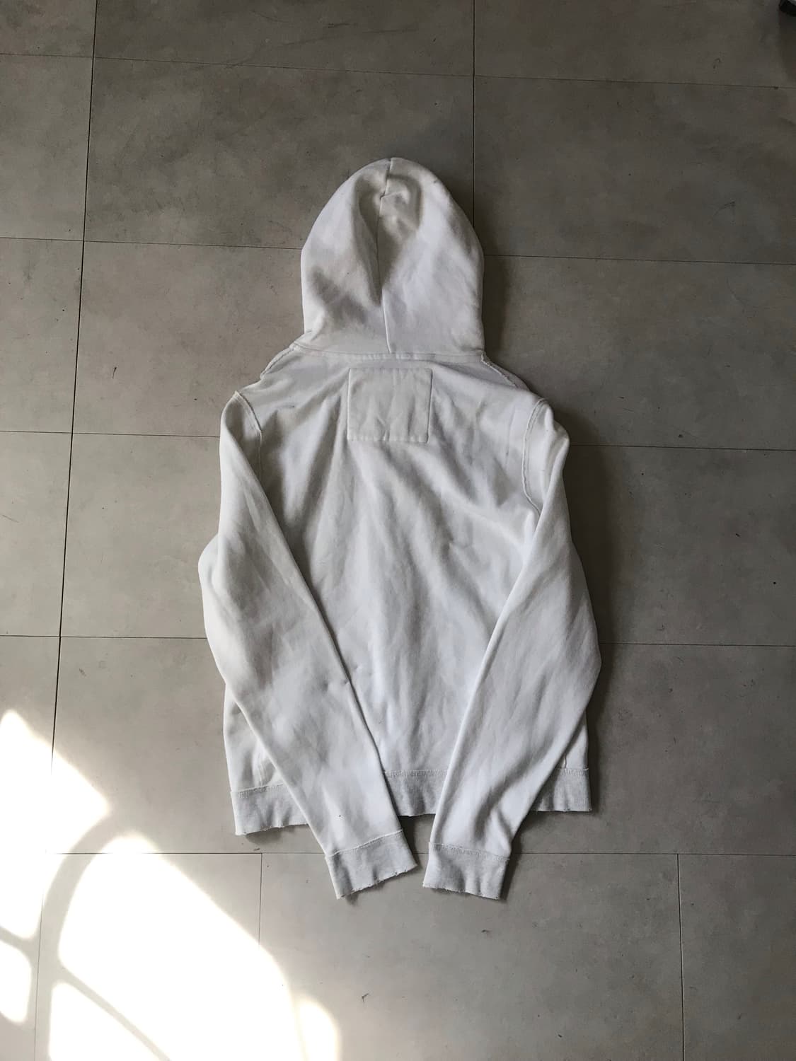 아베크롬비 화이트 오버핏 후드집업 상품이미지9