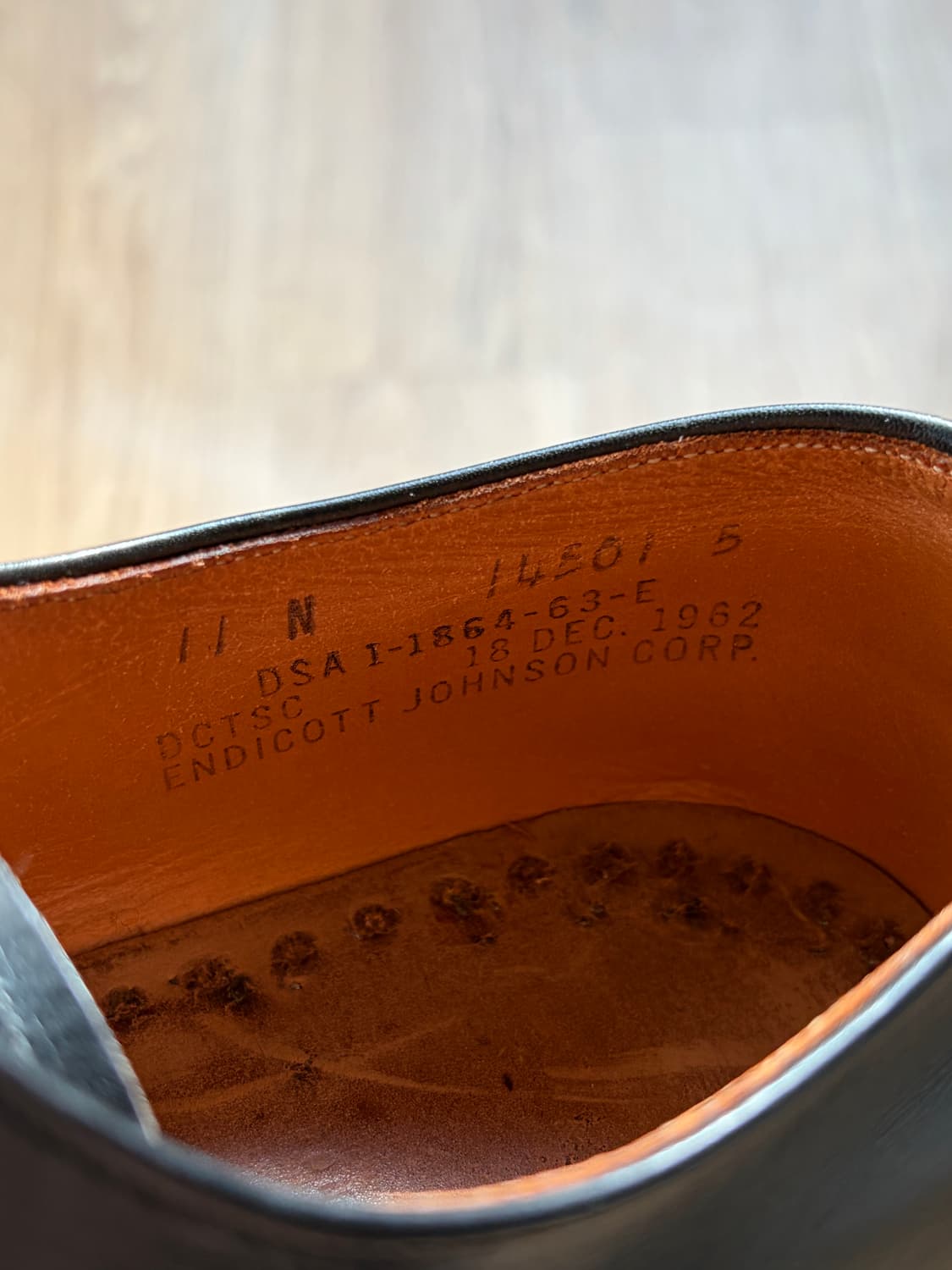 [11N, Super Rare] 미 해군 단화 (서비스 슈즈) 상품이미지7