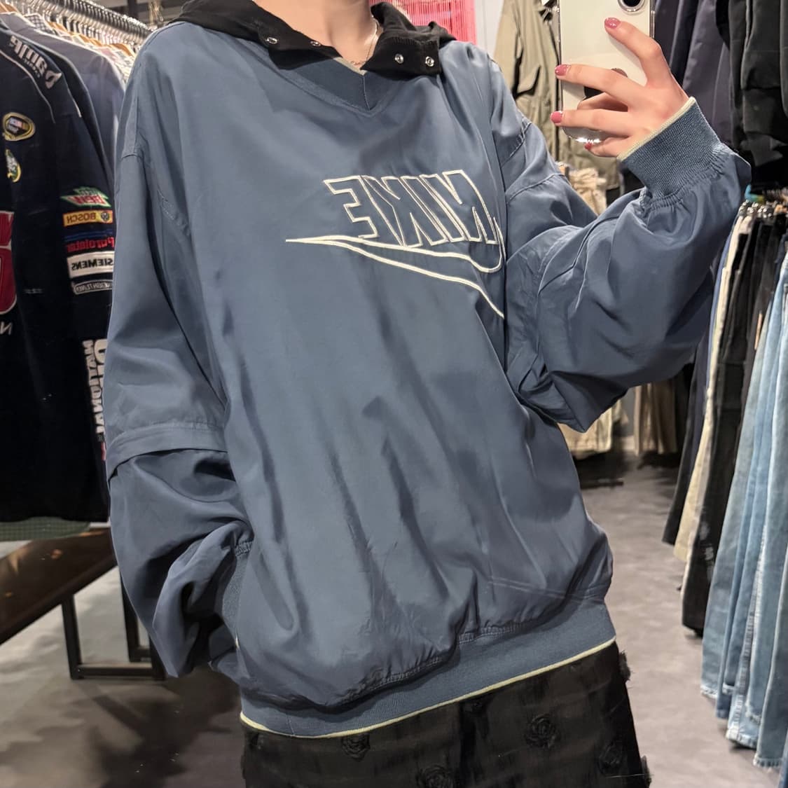 [IM] Nike 나이키 반팔 투웨이 웜업 소라 상품이미지4