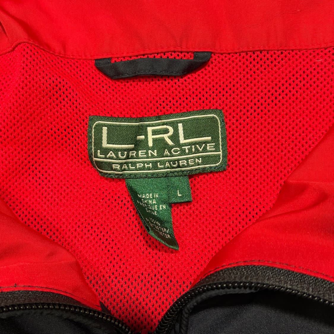 폴로 랄프로렌 L-RL 로렌 액티브 윈드브레이커 블랙 상품이미지5