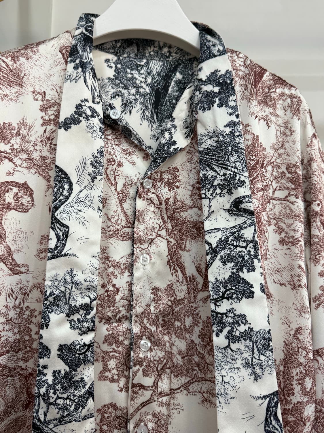 여성 양면  아세테이트 셔츠 점퍼 66  66반까지 상품이미지7