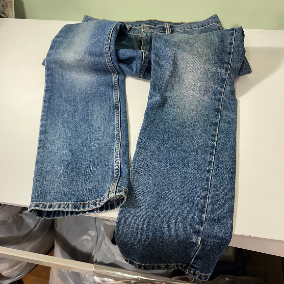 M 리바이스511 중청워시드 슬림레귤러핏 데님팬츠 상품이미지5