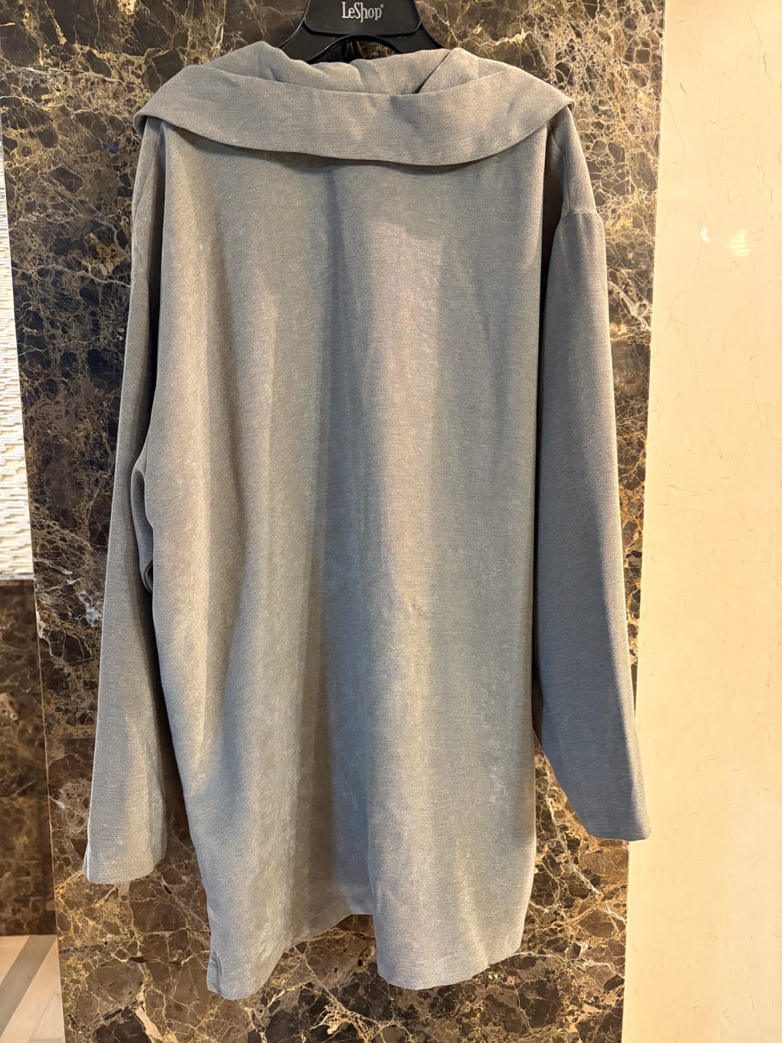 회색 버튼 아우터 상품이미지3