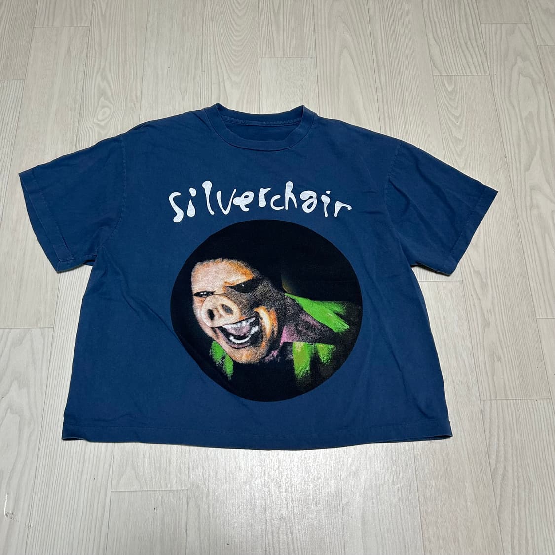 [XL] silverchiar 실버체어 투어 밴드티 네이비 상품이미지1