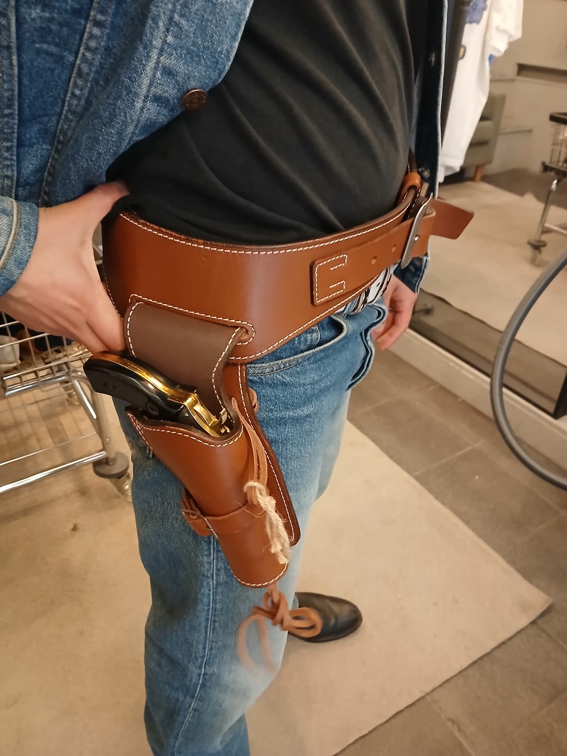 가죽 허리 권총 파우치 상품이미지2