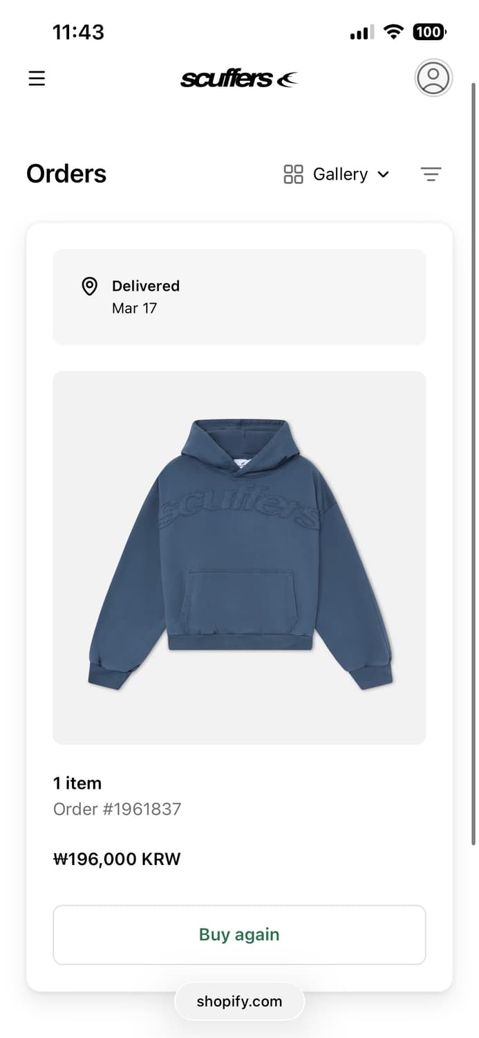scuffers 후드티 상품이미지3