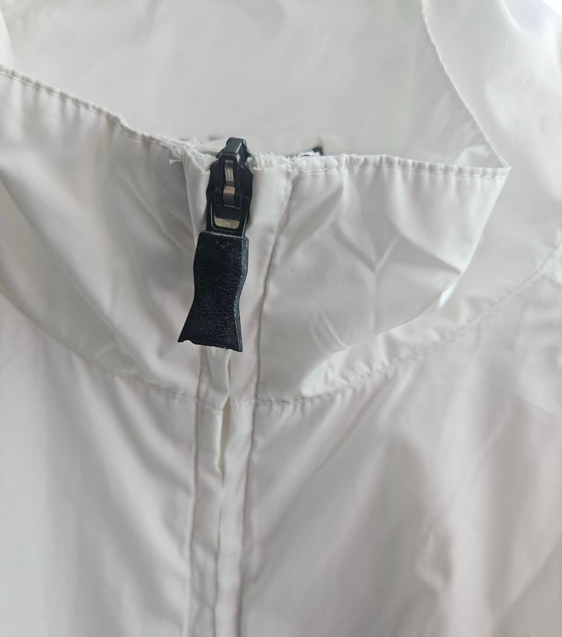 [2XL] 00s 나이키 올드스쿨 팀포 바람막이 화이트/레드 상품이미지8