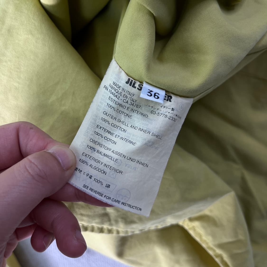 W 100 질샌더 코치 자켓 상품이미지8