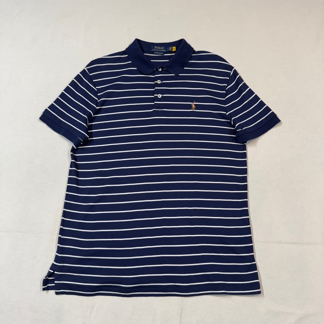 L) 폴로 랄프로렌 소프트 코튼 반팔 카라티 PK 신형 큐알탭 상품이미지1